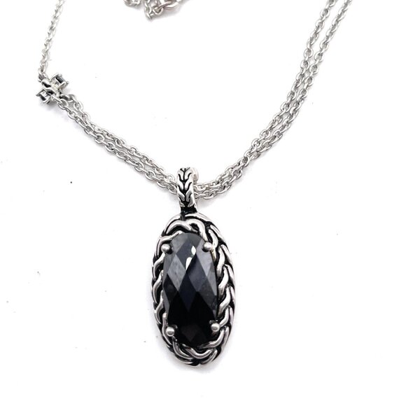CLASS ACT Retired Premier Designs Onyx Necklace - 1604 - Picture 1 of 2